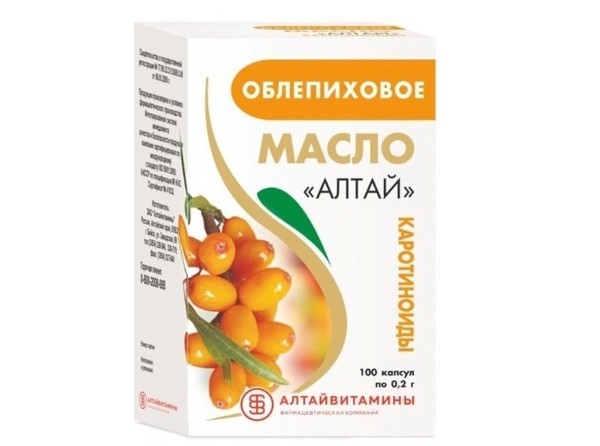 АЛТАЙ ОБЛЕПИХОВОЕ МАСЛО