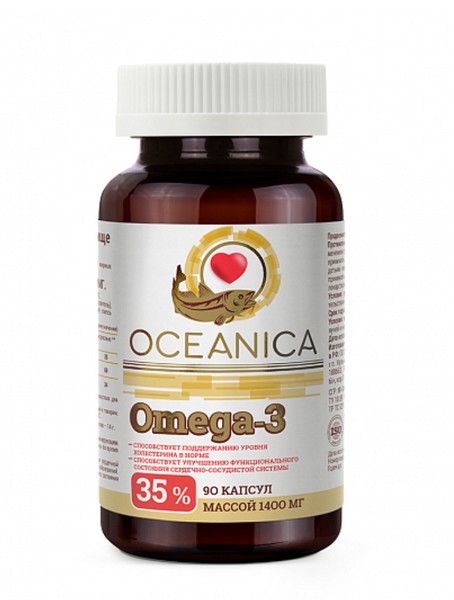 ОКЕАНИКА ОМЕГА 3 - 35% КАПСУЛЫ  1,4 Г №90