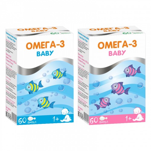 ОМЕГА-3 BABY ЖИДКОСТЬ ДЛЯ ПРИЕМА ВНУТРЬ  0,55 МЛ №60