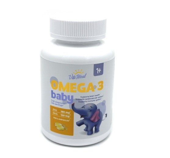 VITAMEAL ОМЕГА-3 BABY КАПСУЛЫ  0,55 МЛ №120
