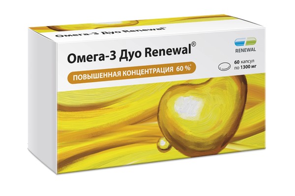 ОМЕГА-3 ДУО RENEWAL КАПСУЛЫ    №60