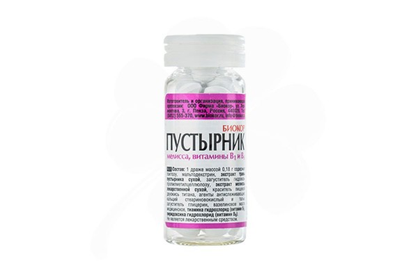 ПУСТЫРНИК-БИОКОР ДРАЖЕ  180 МГ №50
