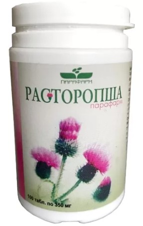 ПАРАФАРМ РАСТОРОПША ФОРТЕ ТАБЛЕТКИ 350 МГ   №100