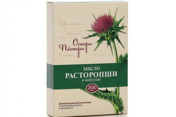 ОСТРО ПЕСТРО РАСТОРОПШИ МАСЛО КАПСУЛЫ  300 МГ №200