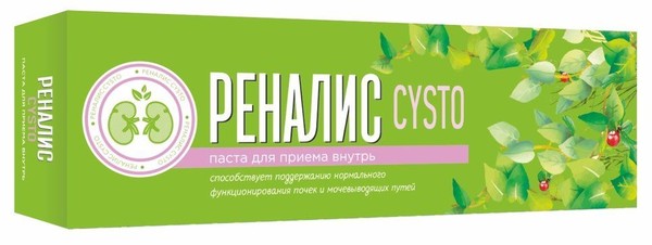 РЕНАЛИС CYSTO (ФИТОЦИСТИН) ПАСТА ДЛЯ ПРИЕМА ВНУТРЬ  100 МЛ №1