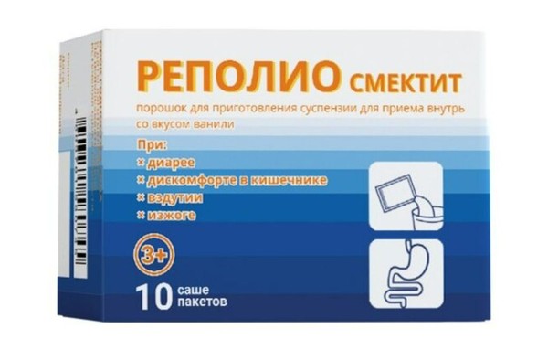 РЕПОЛИО СМЕКТИТ ПОРОШОК ДЛЯ ПРИГОТОВЛЕНИЯ СУСПЕНЗИИ ДЛЯ ПРИЕМА ВНУТРЬ [ВАНИЛЬНЫЙ]  5 Г №10