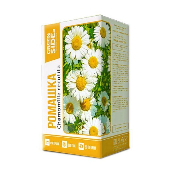 АЛТАЙСКИЙ ТРАВНИК РОМАШКА АПТЕЧНАЯ ЦВЕТКИ ФИТОЧАЙ  50 Г №1
