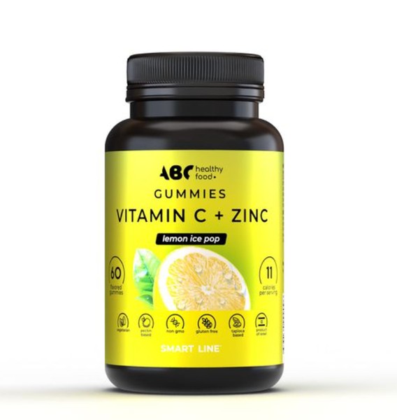 ABC HEALTHY FOOD ВИТАМИН С+ЦИНК ПАСТИЛКИ ЖЕВАТЕЛЬНЫЕ  3 Г №60