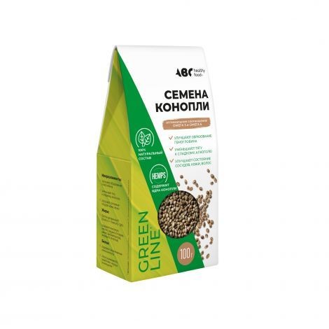 ABC HEALTHY FOOD СЕМЕНА КОНОПЛИ РАСТИТЕЛЬНОЕ СЫРЬЕ  100 Г №1