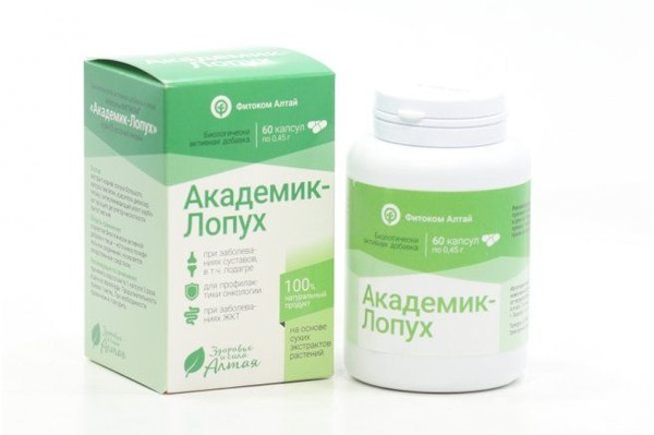 ФИТОКОМ АЛТАЙ АКАДЕМИК-ЛОПУХ КАПСУЛЫ  0,45 Г №60