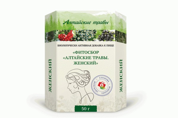 ЖЕНСКИЙ АЛТАЙСКИЕ ТРАВЫ ФИТОСБОР 50 Г №1