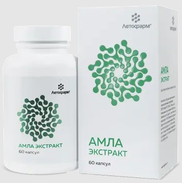 ЛЕТОФАРМ АМЛА ЭКСТРАКТ КАПСУЛЫ  0,46 Г №60