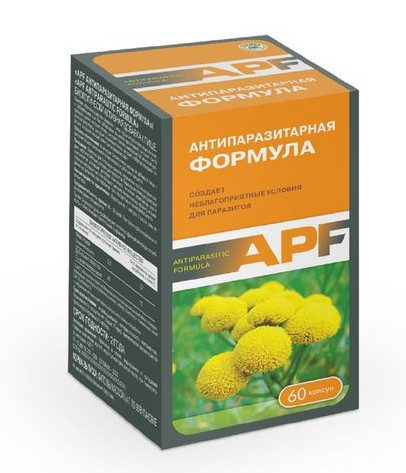 APF АНТИПАРАЗИТАРНАЯ ФОРМУЛА КАПСУЛЫ  0,4 Г №60