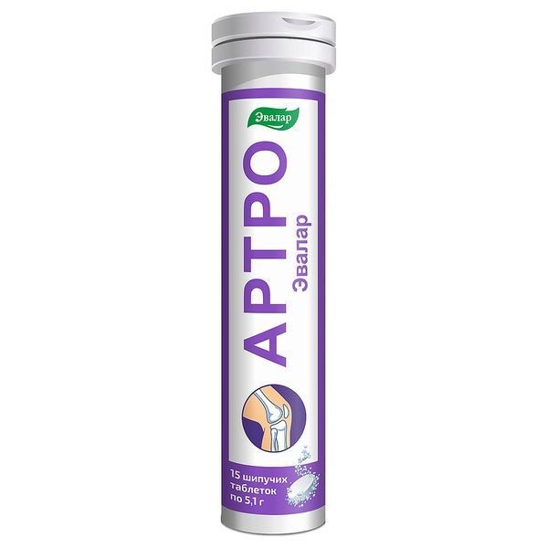 ЭВАЛАР АРТРО ТАБЛЕТКИ ШИПУЧИЕ  5,1 Г №15