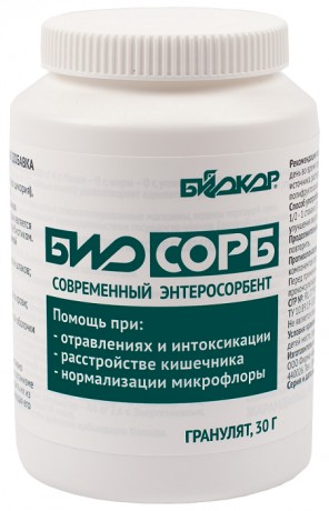 БИОСОРБ БИОКОР ПОРОШОК ДЛЯ ПРИГОТОВЛЕНИЯ РАСТВОРА ДЛЯ ПРИЕМА ВНУТРЬ  30 Г №1