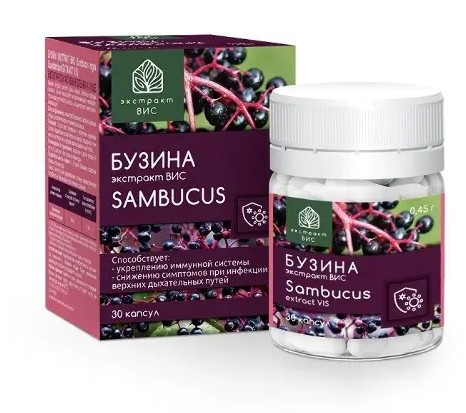 ЭКСТРАКТ ВИС БУЗИНА ЭКСТРАКТ КАПСУЛЫ  0,45 Г №30