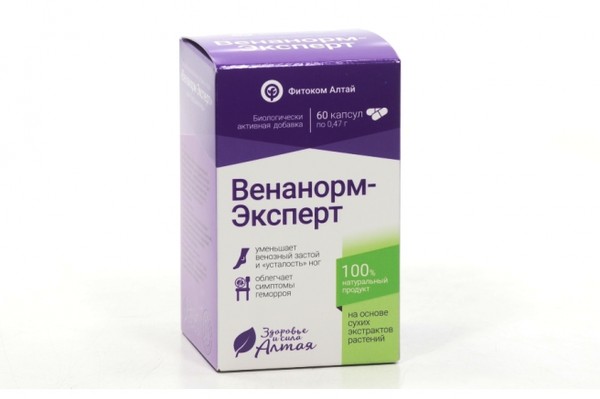 ФИТОКОМ АЛТАЙ ВЕНАНОРМ-ЭКСПЕРТ КАПСУЛЫ  0,47 Г №60