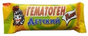 ГЕМАТОГЕН ДЕТСКИЙ ПЛЮС ПЛИТКА  50 Г №1