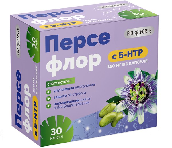 BIOFORTE/BIO FORTE ПЕРСЕФЛОР С 5-HTP КАПСУЛЫ    №30