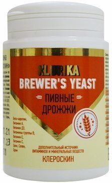 KLURIKA ПИВНЫЕ ДРОЖЖИ КЛЕРОСКИН ТАБЛЕТКИ 400 МГ №60