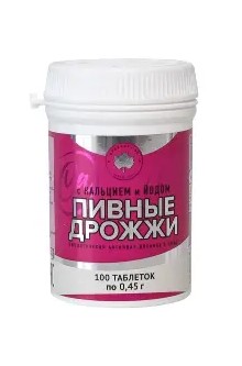 ПИВНЫЕ ДРОЖЖИ С В1 И МАГНИЕМ ТАБЛЕТКИ  0,45 Г №100