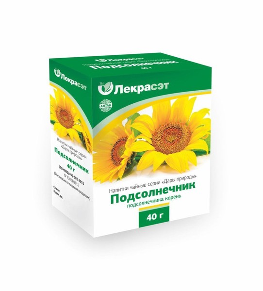 ПОДСОЛНЕЧНИКА КОРЕНЬ РАСТИТЕЛЬНОЕ СЫРЬЕ  40 Г №1