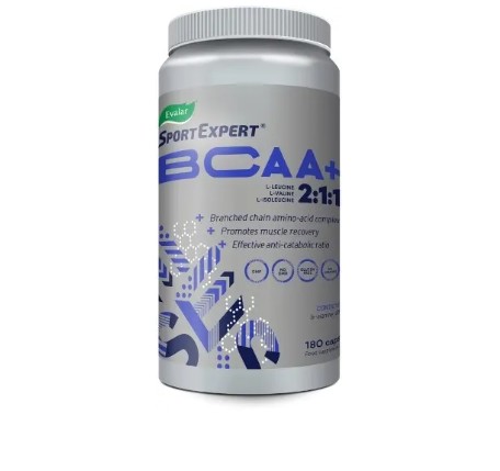 ЭВАЛАР SPORTEXPERT BCAA+ (БЦАА+) КАПСУЛЫ  0,51 Г №180