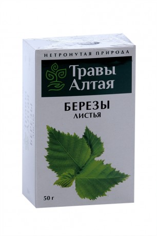 АЛТАЙ ТРАВЫ АЛТАЯ БЕРЕЗЫ ЛИСТЬЯ РАСТИТЕЛЬНОЕ СЫРЬЕ  50 Г №1