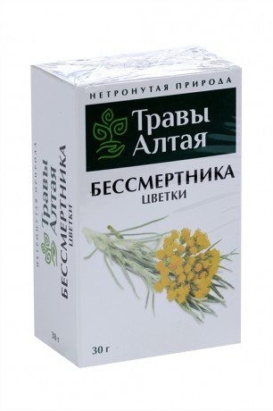 АЛТАЙ ТРАВЫ АЛТАЯ БЕССМЕРТНИКА ЦВЕТКИ ФИТОЧАЙ  30 Г №1