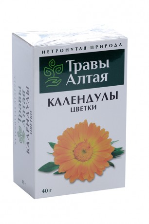 АЛТАЙ ТРАВЫ АЛТАЯ ФИТОЧАЙ КАЛЕНДУЛЫ ЦВЕТКИ ФИТОЧАЙ  40 Г №1