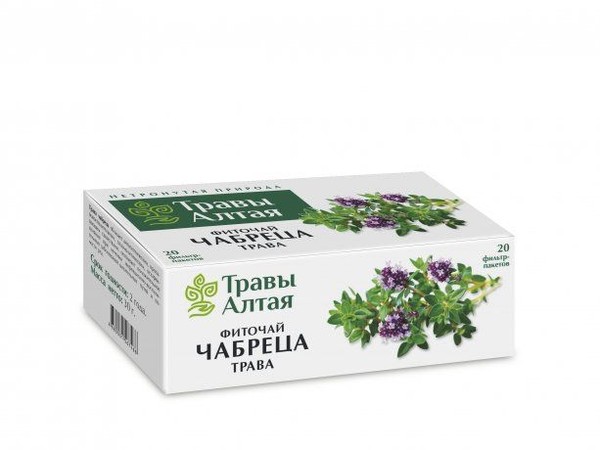 АЛТАЙ ТРАВЫ АЛТАЯ ЧАБРЕЦА ТРАВА ФИТОЧАЙ  1,5 Г №20