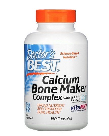 DOCTORS BEST КОМПЛЕКС КАЛЬЦИЯ ДЛЯ КОСТЕЙ КАПСУЛЫ  1150 МГ №180