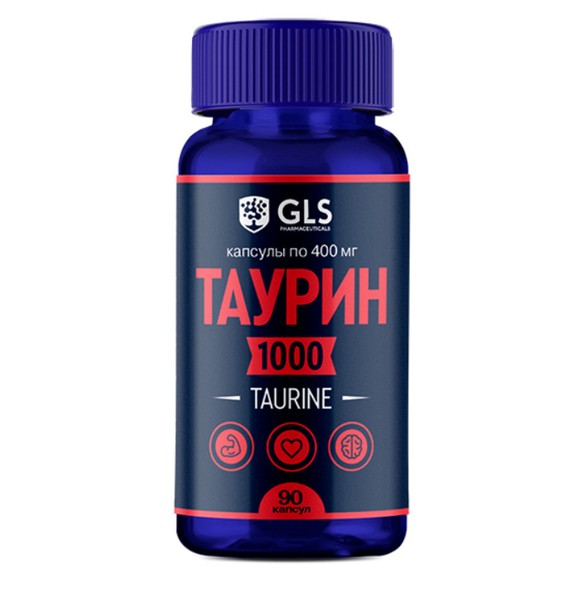GLS ТАУРИН 1000 КАПСУЛЫ  400 МГ №90