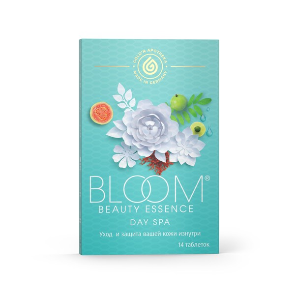 GOLDN APOTHEKA BLOOM BEAUTY ESSENSE DAY SPA ТАБЛЕТКИ 777,8 МГ №14