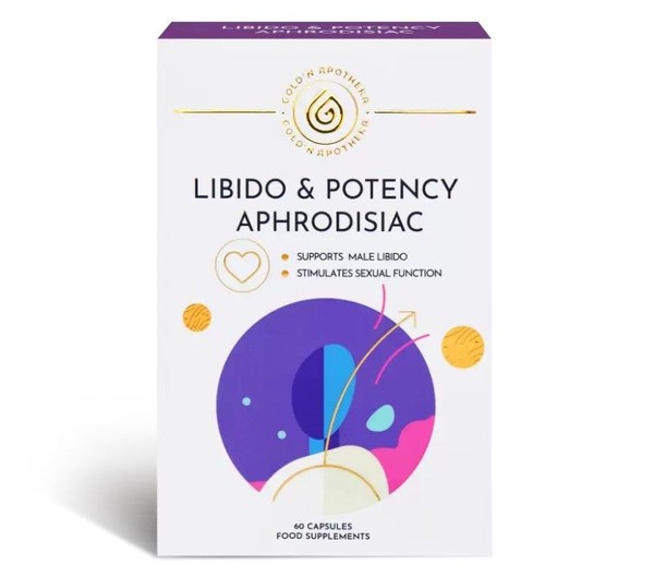 GOLDN APOTHEKA LIBIDO&POTENCY APHRODISIAC/СТРОНГ МЭН КАПСУЛЫ 600 МГ №60