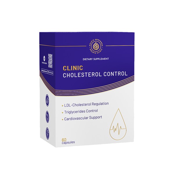 GOLDN APOTHEKA CHOLESTEROL CONTROL/ХОЛЕСТЕРОЛ КОНТРОЛ КАПСУЛЫ  755 МГ №60