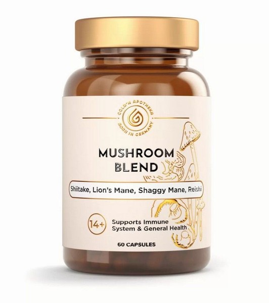 GOLDN APOTHEKA MUSHROOM BLEND КАПСУЛЫ  0,4 Г №60