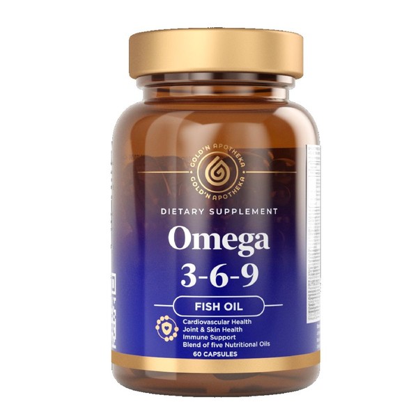 GOLDN APOTHEKA OMEGA 3-6-9/ОМЕГА 3-6-9 КАПСУЛЫ  1600 МГ №60