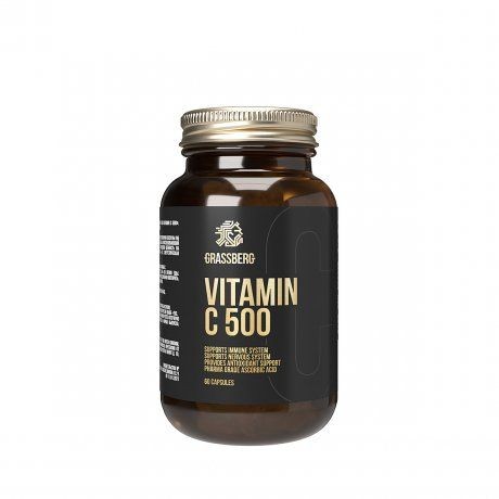 GRASSBERG ВИТАМИН С КАПСУЛЫ 500 МГ 606 МГ №60