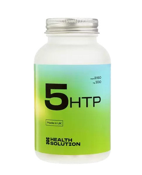 HEALTH SOLUTION 5HTP (КОМПЛЕКС ДЛЯ НАСТРОЕНИЯ, ПОХУДЕНИЯ И ЗДОРОВОГО СНА) КАПСУЛЫ  600 МГ №60