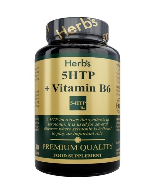 HERBS 5-HTP (ГИДРОКСИТРИПТОФАН)+ В6 ТАБЛЕТКИ    №60