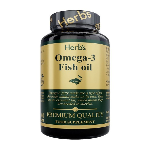 HERBS ОМЕГА-3 РЫБИЙ ЖИР КАПСУЛЫ 1000 МГ 1440 МГ №60