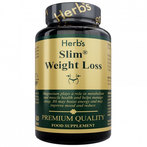 HERBS СЛИМ ДЛЯ КОНТРОЛЯ ВЕСА (SLIM WEIGHT LOSS) КАПСУЛЫ  0,62 Г №60
