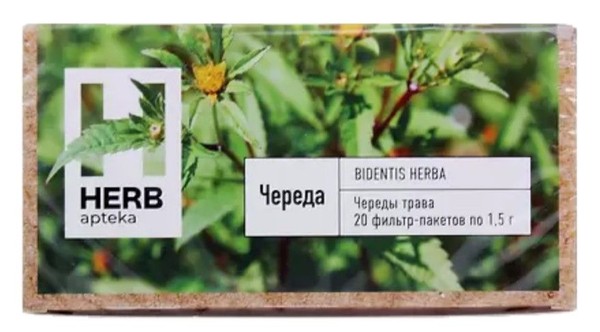 HERB APTEKA ЧЕРЕДА ТРАВА ФИТОЧАЙ  1,5 Г №20