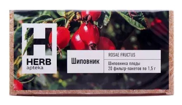 HERB APTEKA ШИПОВНИК ПЛОДЫ ФИТОЧАЙ  1,5 Г №20