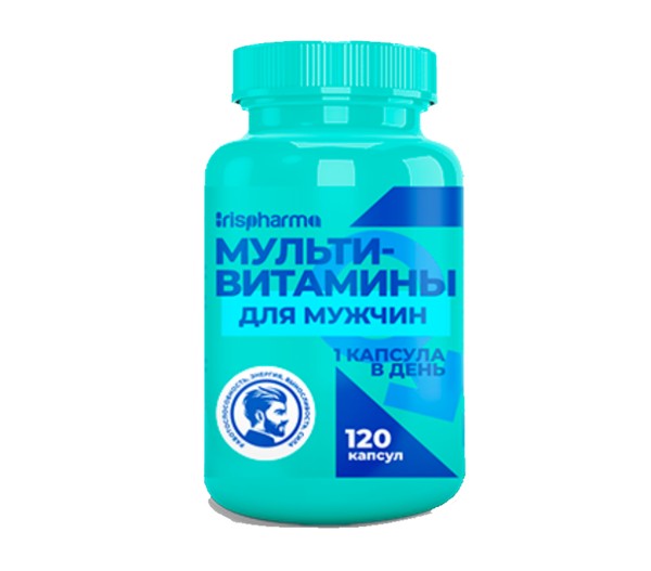 IRISPHARMA МУЛЬТИВИТАМИНЫ ДЛЯ МУЖЧИН КАПСУЛЫ  670 МГ №120
