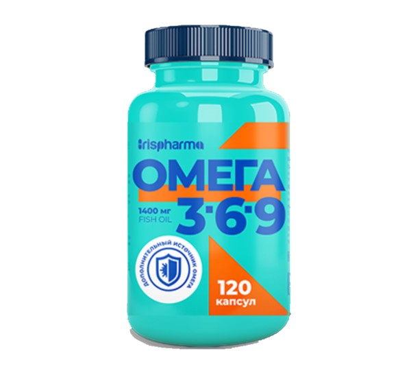 IRISPHARMA ОМЕГА 3-6-9 КАПСУЛЫ  1400 МГ №120