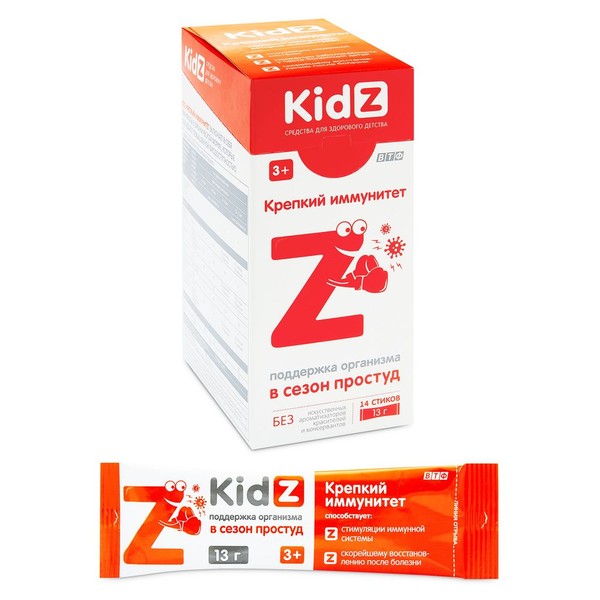 KIDZ КРЕПКИЙ ИММУНИТЕТ БАТОНЧИК 13 Г №14