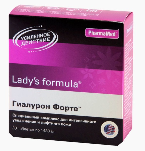 ЛЕДИС ФОРМУЛА "ГИАЛУРОН ФОРТЕ" ТАБЛЕТКИ    №30