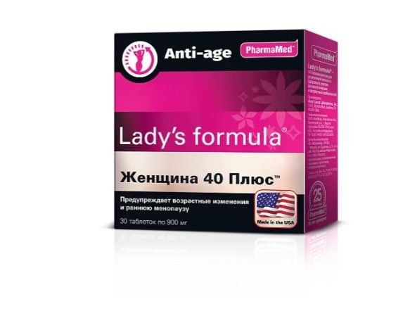 ЛЕДИС ФОРМУЛА "ЖЕНЩИНА 40 ПЛЮС" ТАБЛЕТКИ    №30